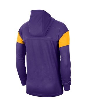 Men's Purple LSU Tigers Sideline Jersey Pullover Hoodie