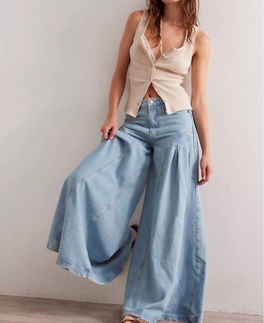 we the free pandora wide leg jean in union blue