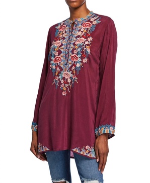 beatrix tunic in brandy