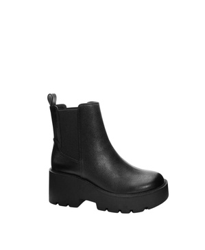 rabbit smooth pu boot in black