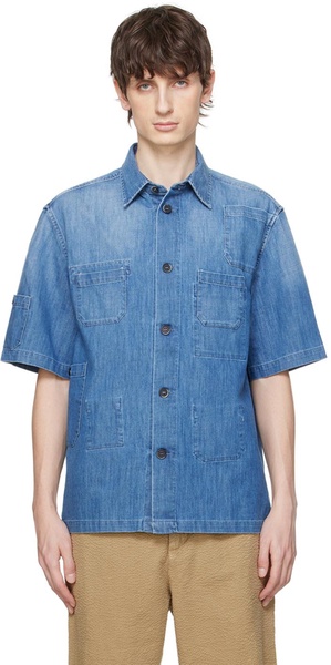 Blue Nodola Denim Shirt