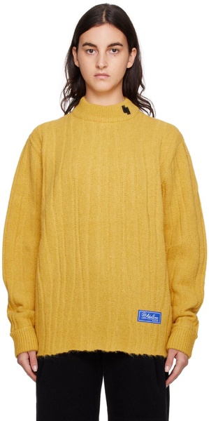 Yellow Reversible Fluic Sweater