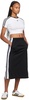 Black Adibreak Midi Skirt