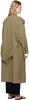 Khaki Denver Down Trench Coat