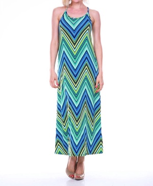 adalina maxi dress in green