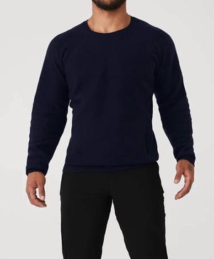 triumph crew neck sweatshirt in navy