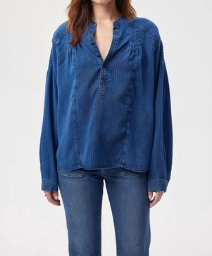 helena shirt in indigo