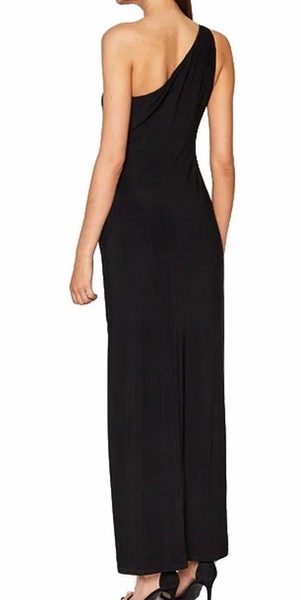 Lauren Ralph Lauren One-Shoulder Embellished Maxi Dress