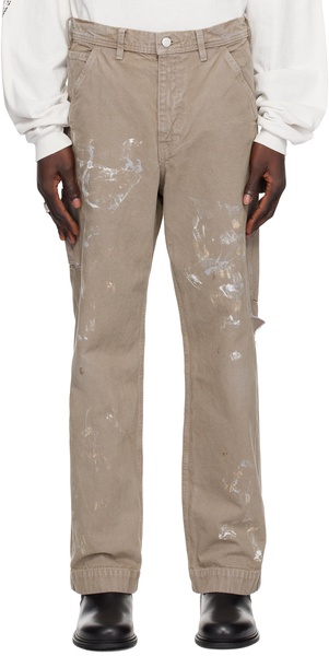 Gray Paint Trousers