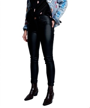 wet black freebirds ii high waist skinny jeans