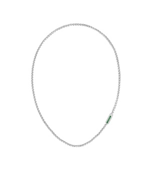 Lacoste Spelt Men's Chain Necklace, Fashionable, Eye-Catching Men's Jewelry