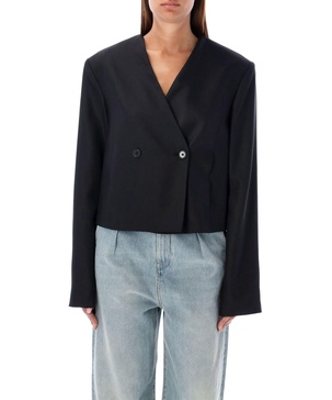 Loulou Studio Habriel Cropped Blazer