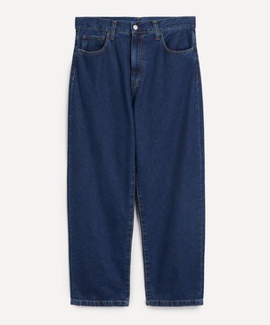 Landon Robertson Denim Trousers in Blue Stonewashed