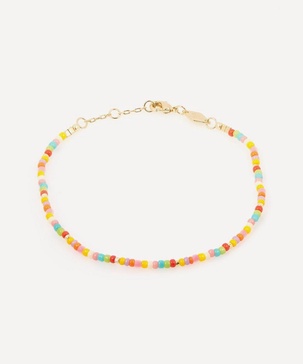 Gold-Plated Tutti Frutti Beaded Bracelet