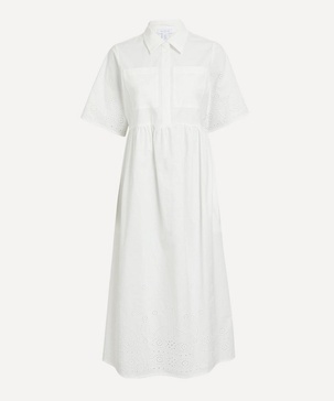 Gabriella Short Sleeve Broderie Dress