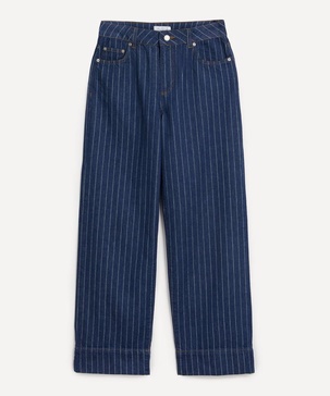 Miso Denim Pinstripe Straight Leg Jean