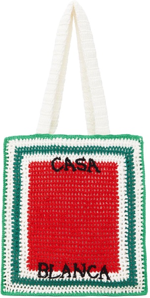 Multicolor Cotton Crochet Tote