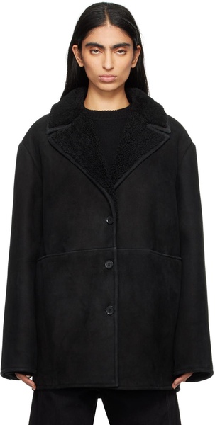 Black Cirebo Shearling Jacket