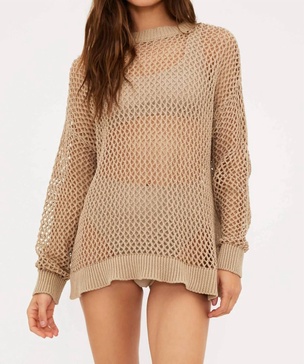 hilary sweater in tan