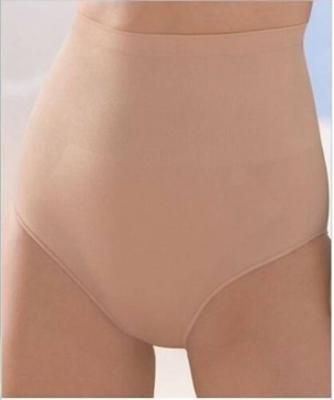 classix medium control body shaping girdle in skin