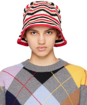 Multicolor Embroidered Bucket Hat