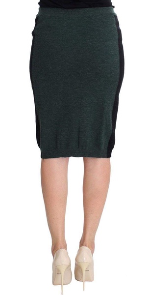 MILA SCHÖN  Wool Blend Pencil Skirt