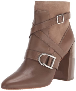 Vince Camuto Women's Erillie Buckle Block Heel Bootie Ankle Boot