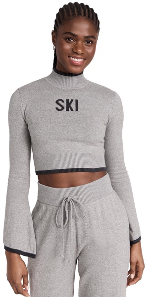 Ski Bell Sleeve Sweater Crop