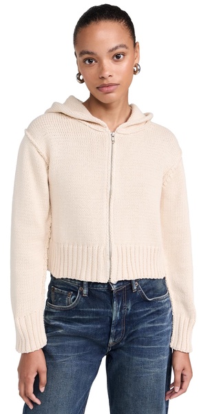 Mills Zip Front Hooded Sweater