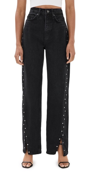 Cary High Rise Slouchy Straight Leg Jeans