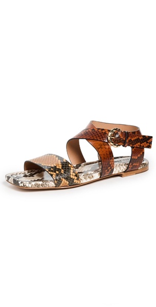 Python Printed Sandals