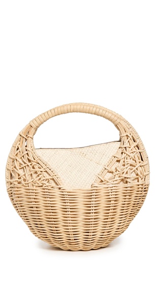 Sea Shell Wicker Bag