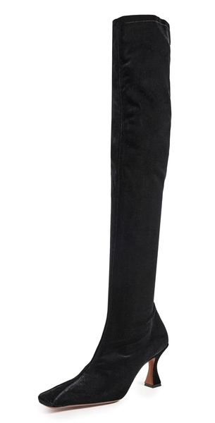 Over Knee High Stretch Duck Boots