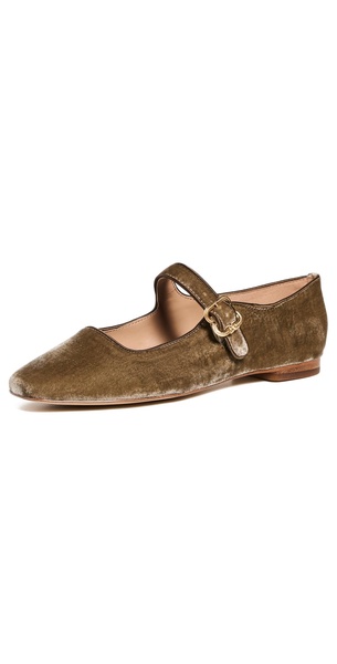 Michaela Velvet Ballet Flats