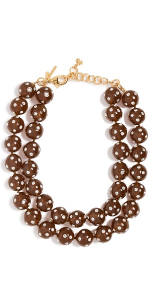 Polka Dot Double Layered Necklace