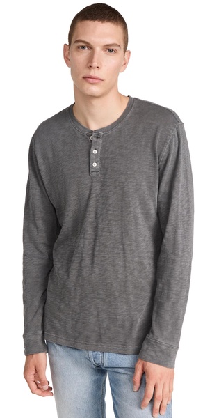 Skhi Long Sleeve Henley Top