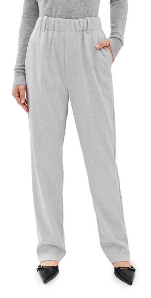 Wool Suiting Pull On Trousers