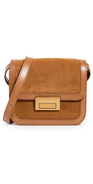 Desi Crossbody Bag with Lock Hardware