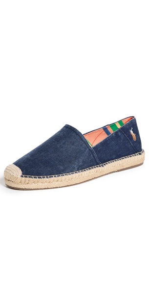 Cevio Slip Washed Canvas Espadrilles