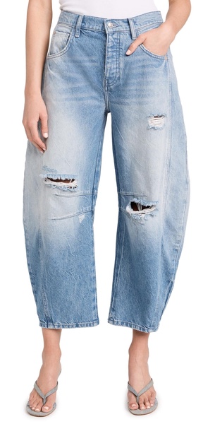 Good Luck Mid-Rise Barrel Jeans