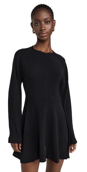 Short Fit and Flare Dolman Sleeve Dress