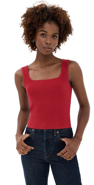 Julia Ribbed Sweater Tank