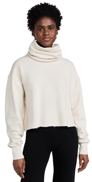 Corey Crop Cowl Neck Sweatshirt