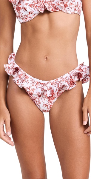 Lotus Ruffle Trimmed Bikini Bottoms