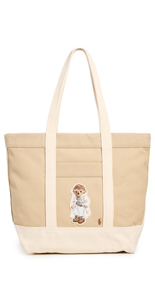 Canvas Bear Medium Tote