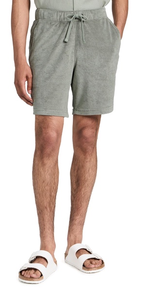 Towel Terry Pull-On Shorts 7.75"