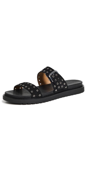 The Dee Double Strap Slide Sandals