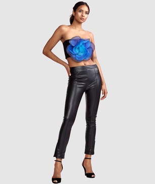 vegan leather pant