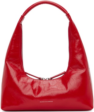 Red Leather Shoulder Bag