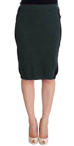 MILA SCHÖN  Wool Blend Pencil Skirt